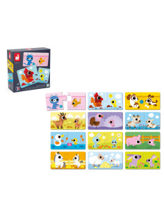 Puzzles parents et bébés animaux - Janod 2