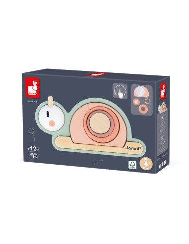 Empilable sensoriel escargot - Janod