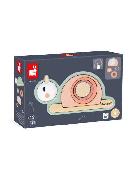 Empilable sensoriel escargot - Janod