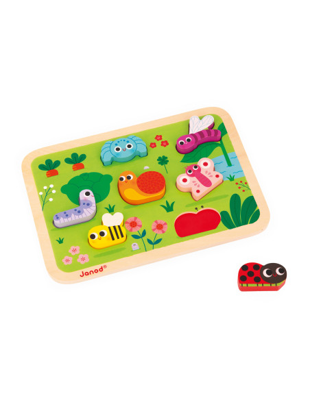 Puzzle chunky - Le jardin - Janod