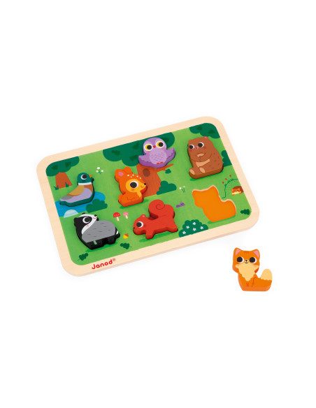Puzzle chunky - La forêt - Janod