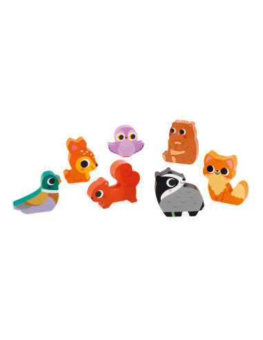 Puzzle chunky - La forêt - Janod