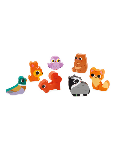 Puzzle chunky - La forêt - Janod
