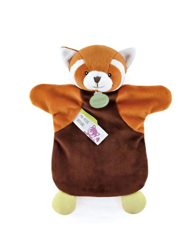 Doudou marionnette - panda roux