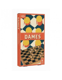 Jeu de dames bois vintage
