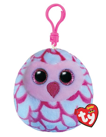 SQUISH A BOOS CLIP - PINKY LE HIBOU