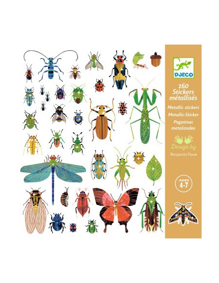 Stickers textures - microcosmos - djeco