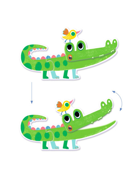 Puzzle duo - articulo animaux - djeco
