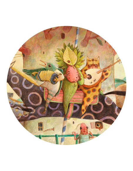 Puzzle gallery - wonderful ride - 100 pcs - djeco