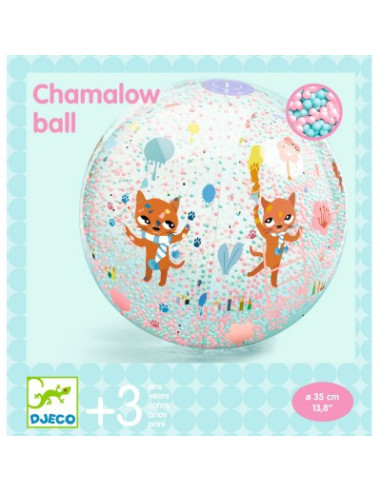 Ballon gonflable - chamalow ball - djeco
