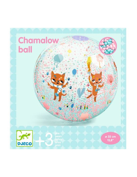 Ballon gonflable - chamalow ball - djeco