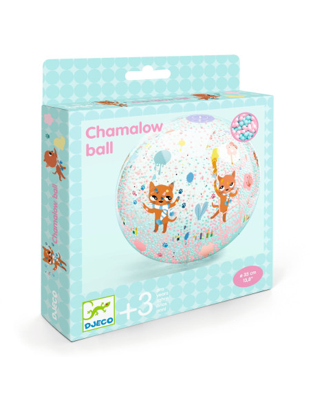 Ballon gonflable - chamalow ball - djeco