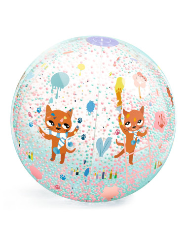 Ballon gonflable - chamalow ball - djeco