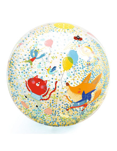 Ballon gonflable - bubbles ball - djeco
