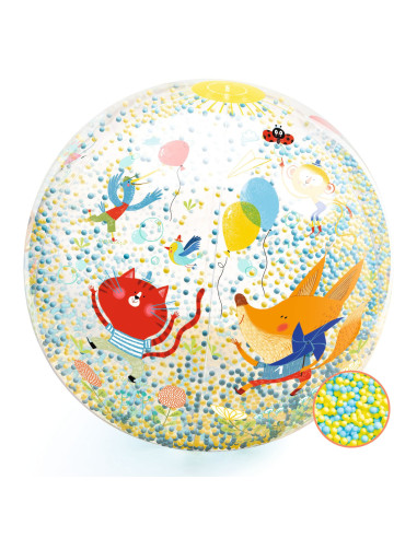 Ballon gonflable - bubbles ball - djeco