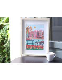 Coffret peinture au numéro - Amsterdam par Nidhi Kachhadiya - La petite épicerie 2