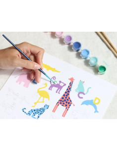 Coffret peinture au numéro - Animal Gang parMaja Tomljanovic - La petite épicerie 2