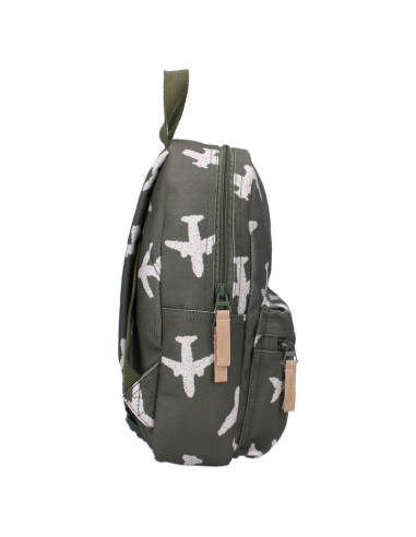 Sac à dos enfant avions kaki