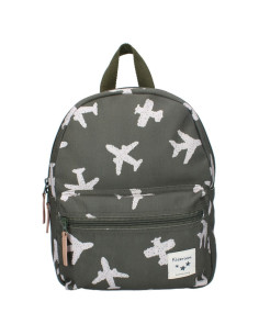 Sac à dos enfant avions kaki