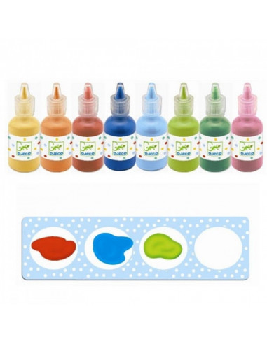 8 bouteilles de gouache