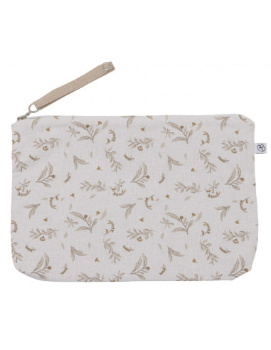 Baby trousse feuilles blanc/biscuit