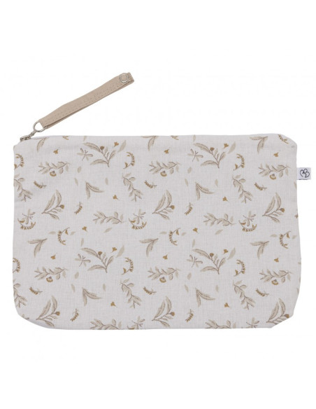 Baby trousse feuilles blanc/biscuit