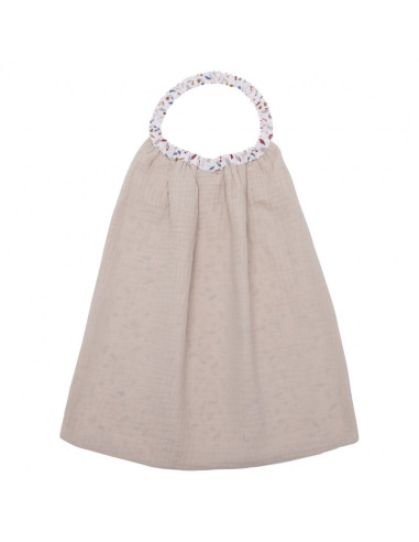 Serviette élastiquée biscuit