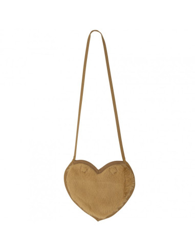 Sac à main coeur noisette