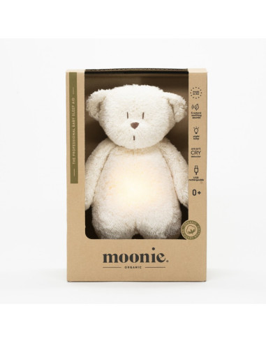 Moonie - ourson nature bio blanc polaire