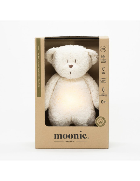 Moonie - ourson nature bio blanc polaire