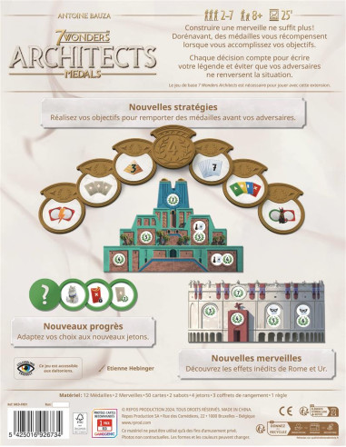 7 Wonders Architects : Medals (Extension)