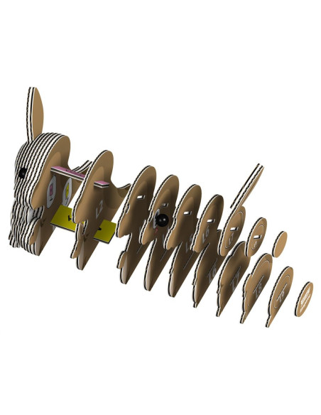 Eugy 3D Kangourou - Puzzle animal australien écologique