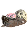 Eugy 3D Loutre de Mer - Puzzle animal marin écologique