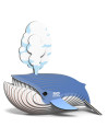 Eugy 3D Baleine Bleue - Puzzle géant écologique