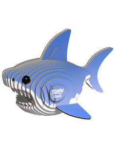 Eugy 3D Requin - Puzzle marin écologique