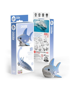Eugy 3D Requin - Puzzle marin écologique 2