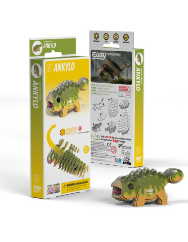 Eugy puzzle 3d - prehistoire - ankylosaurus