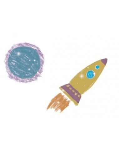8 crayons metalliques