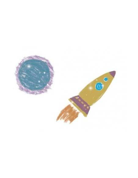 8 crayons metalliques