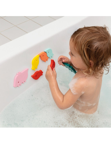 Quut - puzzle de bain - le cortège d'animaux