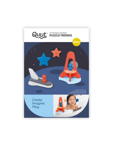 Quut - puzzle de bain - cap sur la lune
