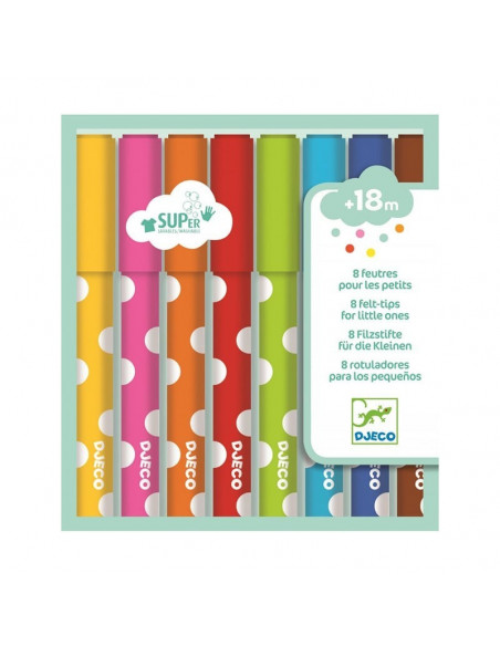 8 feutres pour les petits