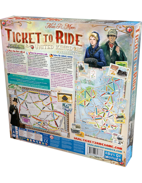 Les Aventuriers du Rail : UK/Pennsylvanie (Ext)