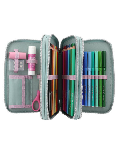 Miss melody trousse à 3 compartiments led coeurs