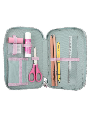 Miss melody trousse à 3 compartiments led coeurs