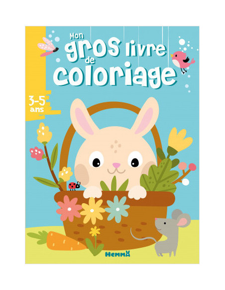 Gros livre de coloriages lapin panie pâques - grund