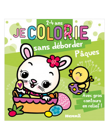Je colorie sans deborder - paques - grund