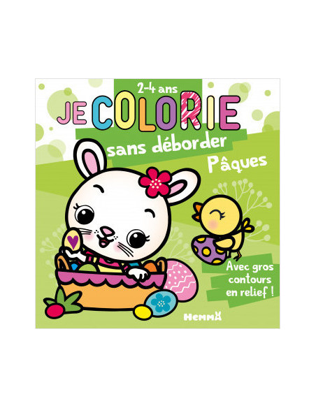 Je colorie sans deborder - paques - grund