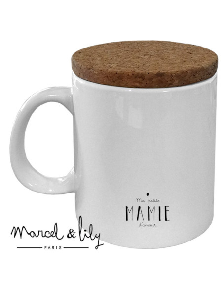 Mug céramique - message - Ma petite mamie chérie - fête des grands-mères - Marcel & Lily