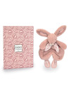 Lapin DOUDOU - Doudou rose